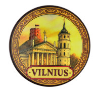 Magnetas porcelianinė lėkštelė Vilnius